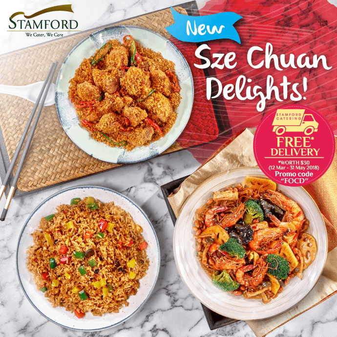 Catering Service Singapore - Stamford Sze Chuan Dish