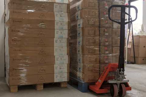 Warehouse pallet storage